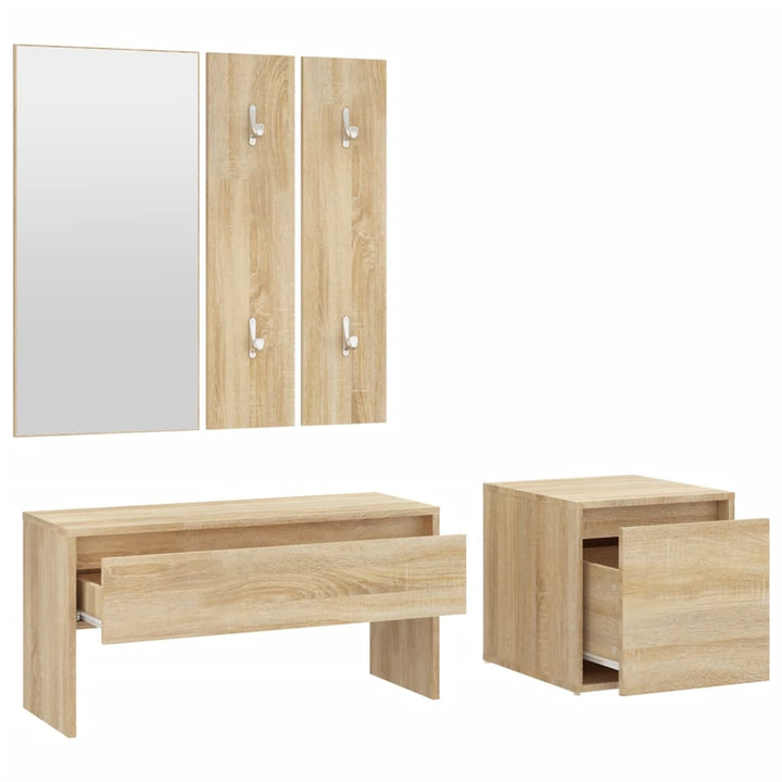 Set De Mobilier Pentru Hol, , Lemn Prelucrat