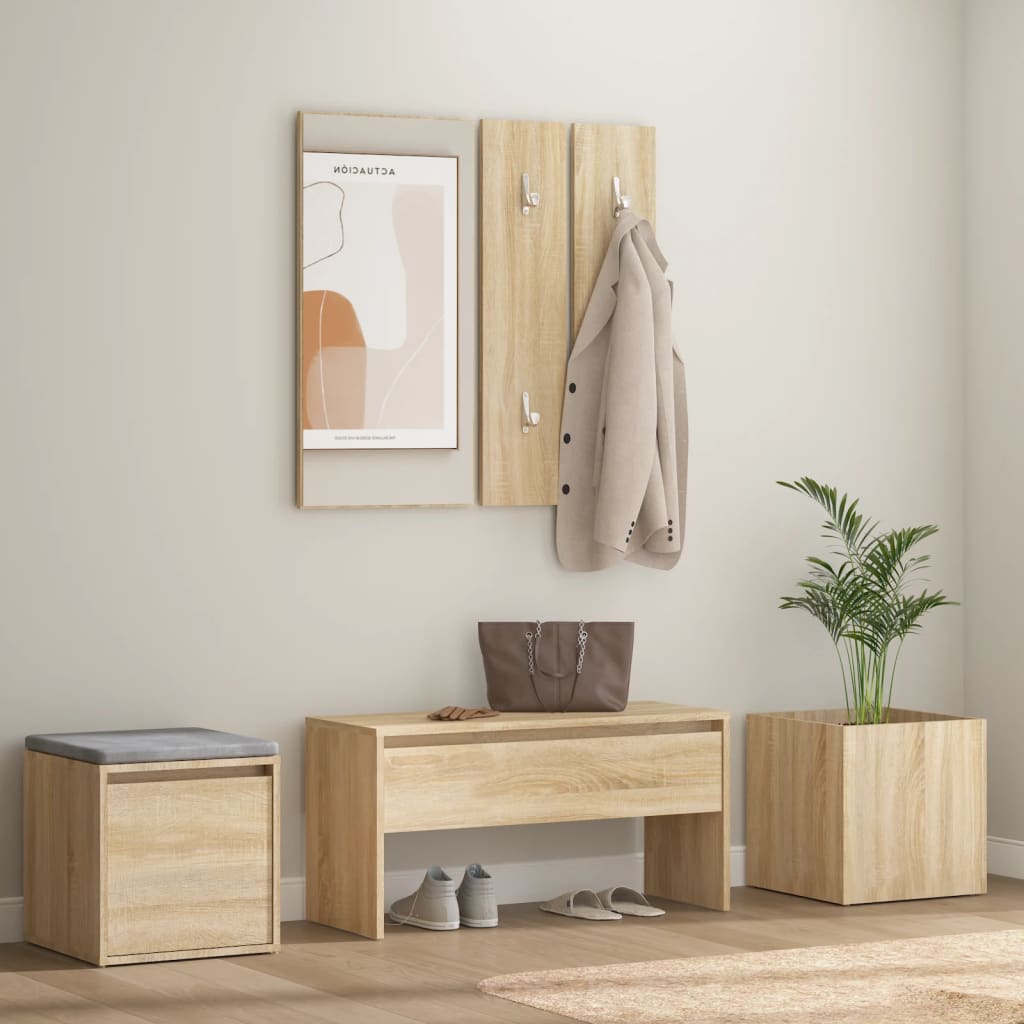 Set De Mobilier Pentru Hol, , Lemn Prelucrat