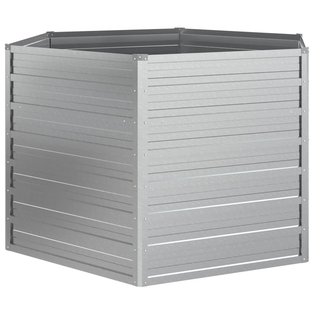 Strat Înălțat De Grădină 129X77 Cm Oțel Galvanizat