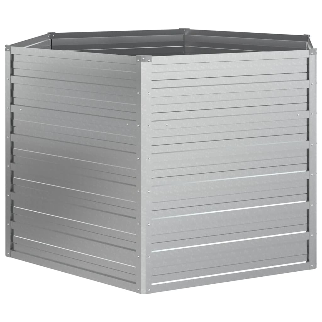 Strat Înălțat De Grădină 129X77 Cm Oțel Galvanizat