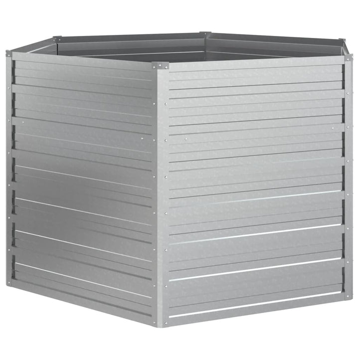 Strat Înălțat De Grădină 129X77 Cm Oțel Galvanizat