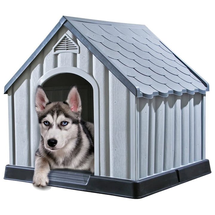 Cușcă Pentru Câini, Gri, 92X87X91 Cm, Plastic