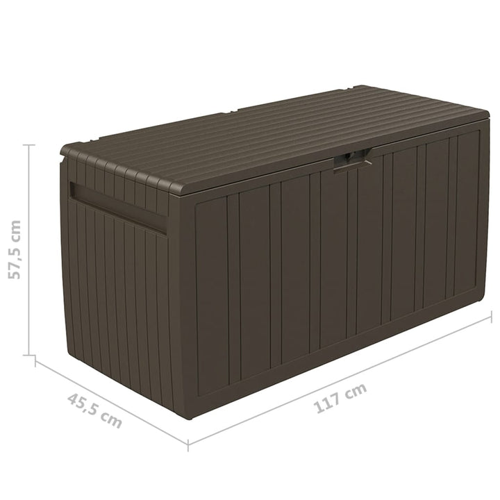 Cufăr De Perne, Maro, 117X45,5X57,5 Cm, 270 L