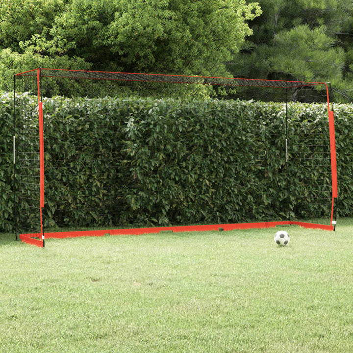 Poartă De Fotbal, 366,5X91X183 Cm, Oțel