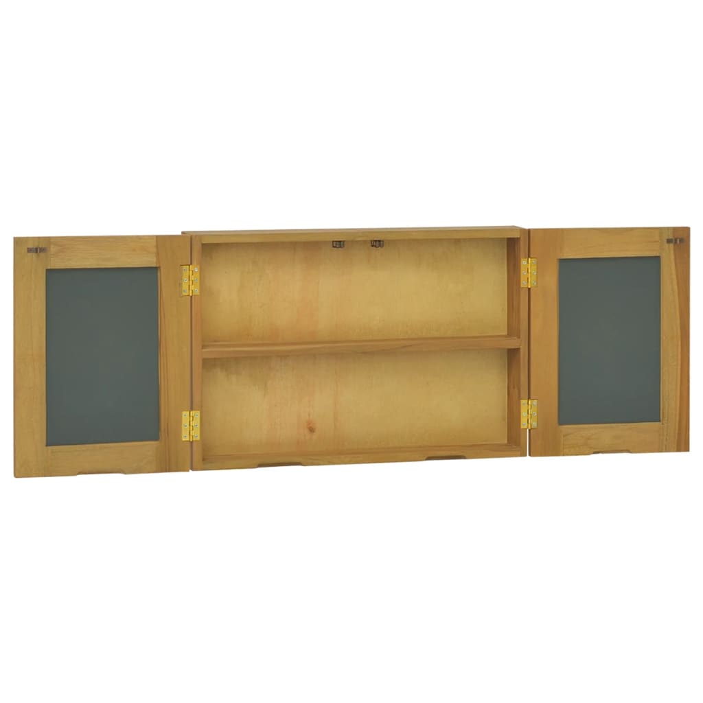 Dulap Cu Oglindă, 60X10X40 Cm, Lemn Masiv De Tec
