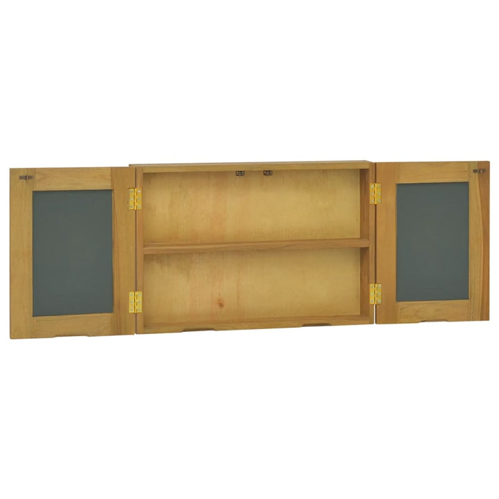 Dulap Cu Oglindă, 60X10X40 Cm, Lemn Masiv De Tec