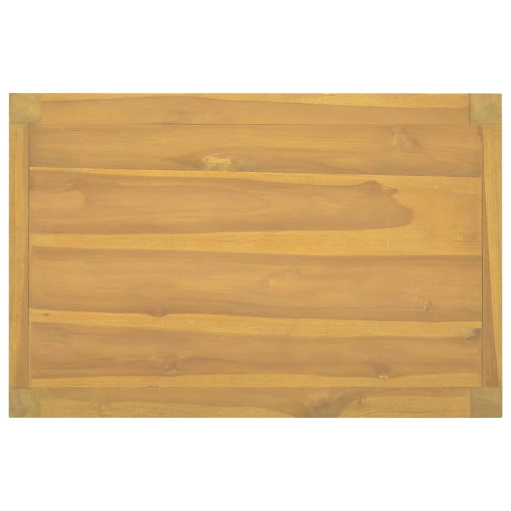 Dulap De Baie, 60X40X75 Cm, Lemn Masiv De Tec