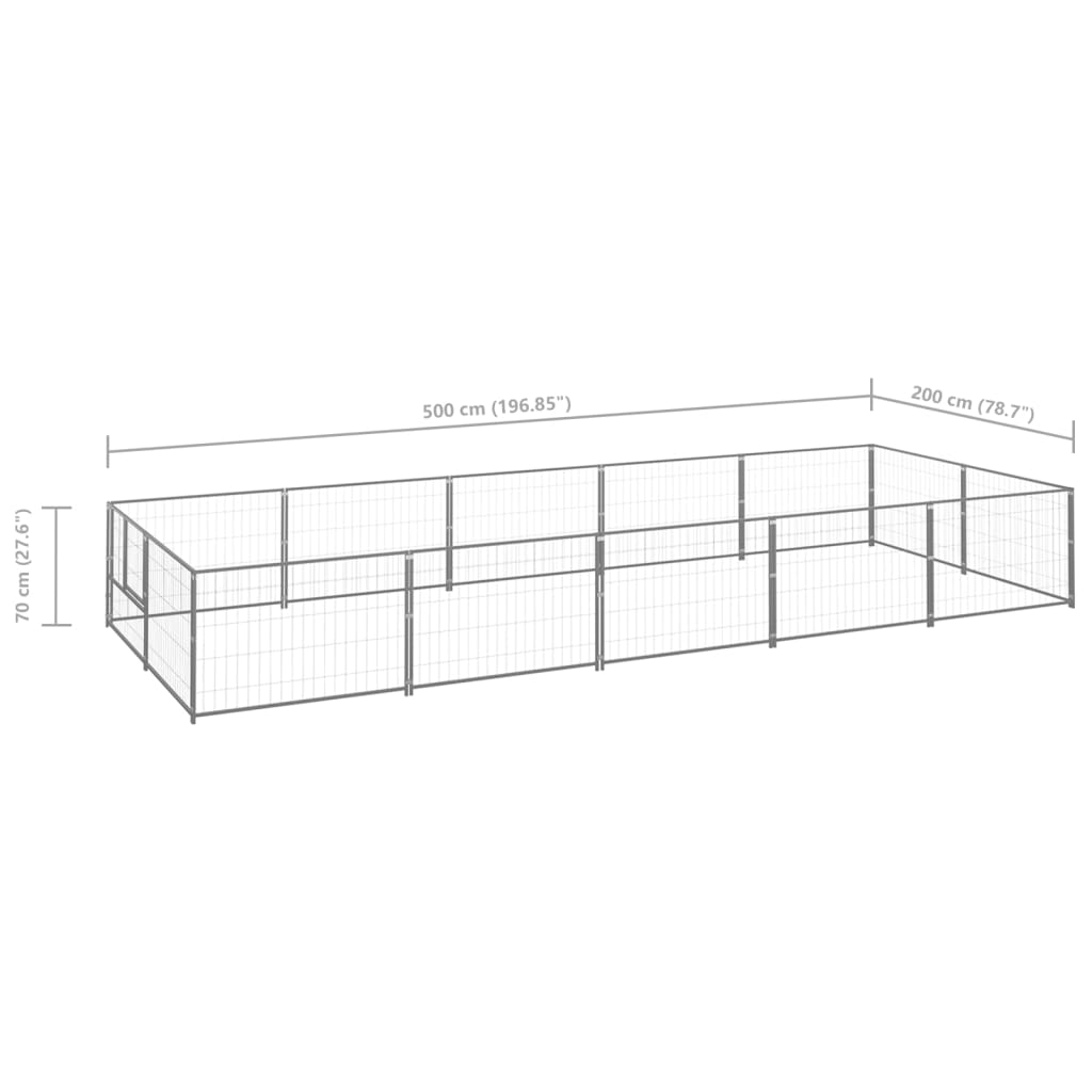 Padoc Pentru Câini, , 10 M², Oțel
