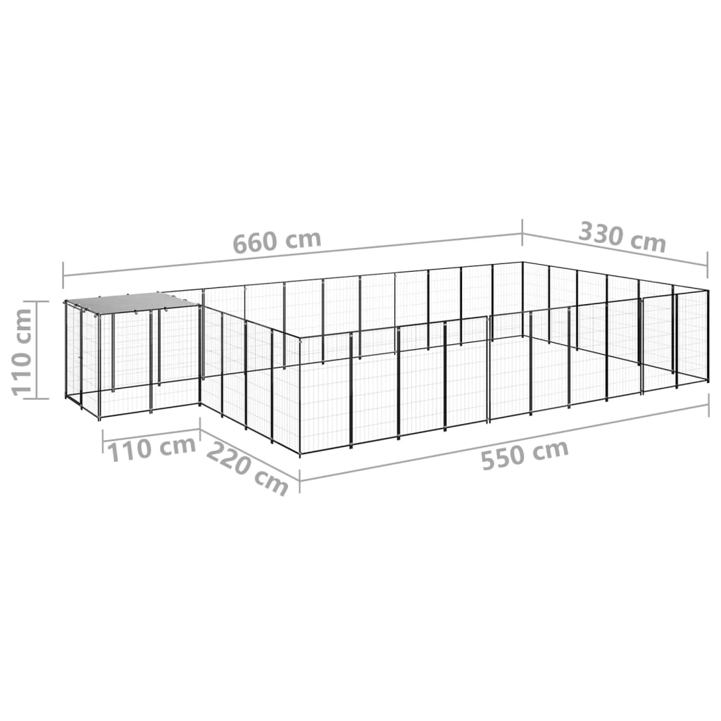 Padoc Pentru Câini, , 19,36 M², Oțel