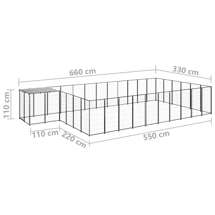 Padoc Pentru Câini, , 19,36 M², Oțel