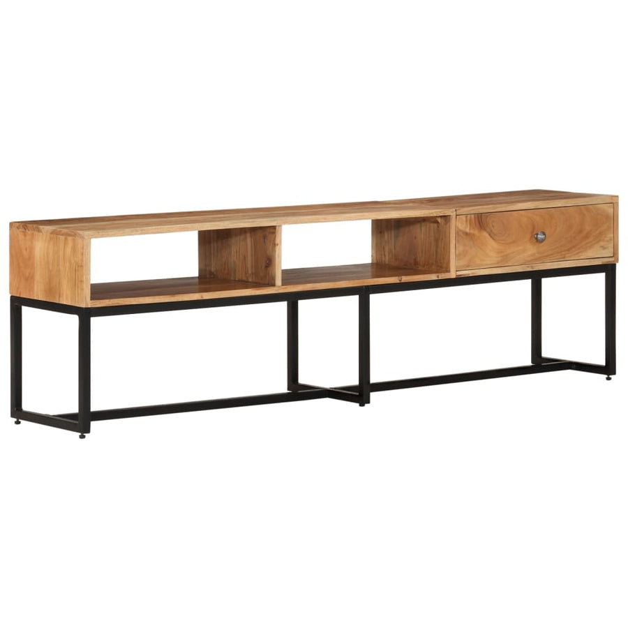 Comodă Tv, 160X30X45 Cm, Lemn Masiv De Acacia