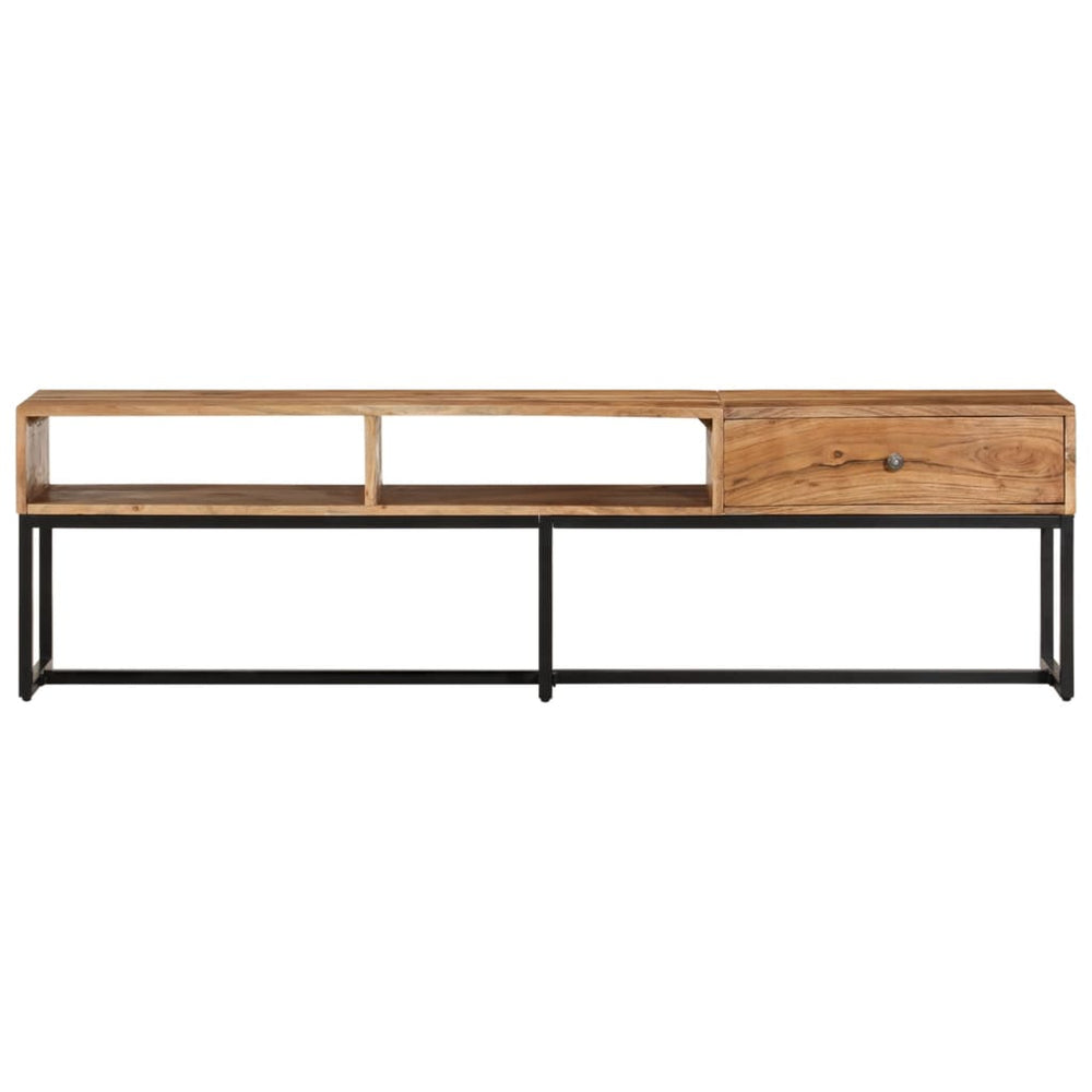 Comodă Tv, 160X30X45 Cm, Lemn Masiv De Acacia