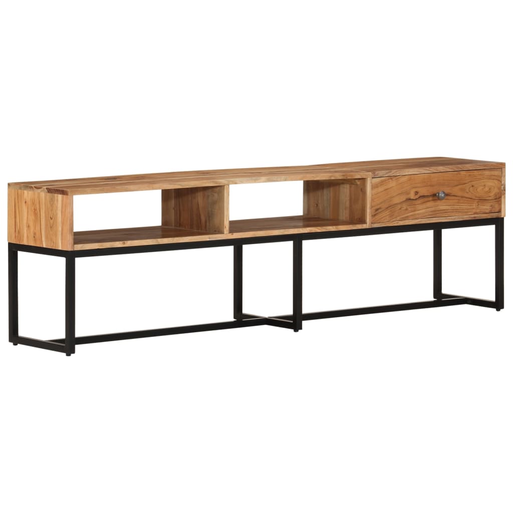 Comodă Tv, 160X30X45 Cm, Lemn Masiv De Acacia