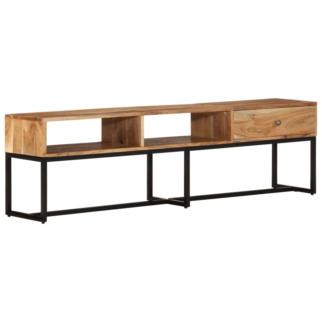 Comodă Tv, 160X30X45 Cm, Lemn Masiv De Acacia