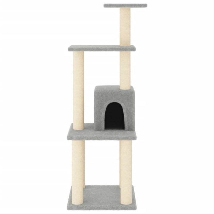 Ansamblu Pisici, Stâlpi Din Funie Sisal, , 105 Cm