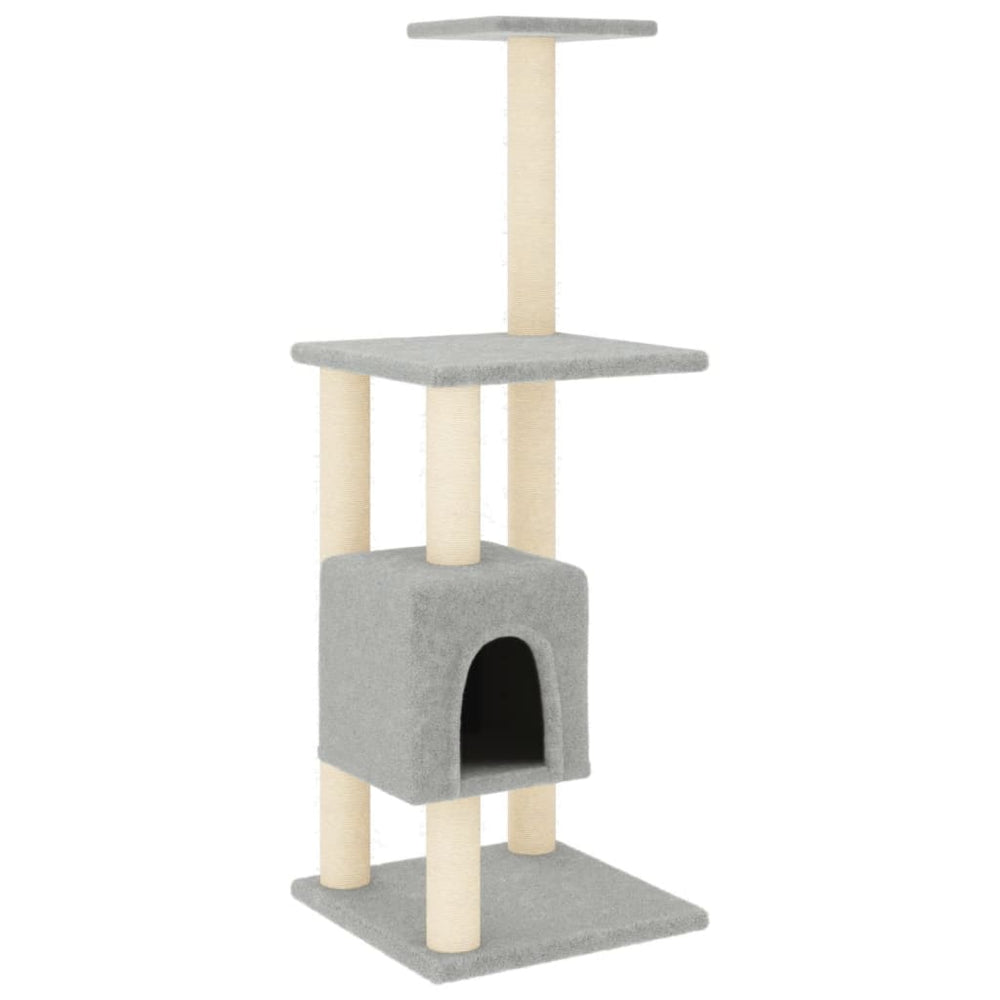 Ansamblu Pisici, Stâlpi Din Funie Sisal, , 104 Cm
