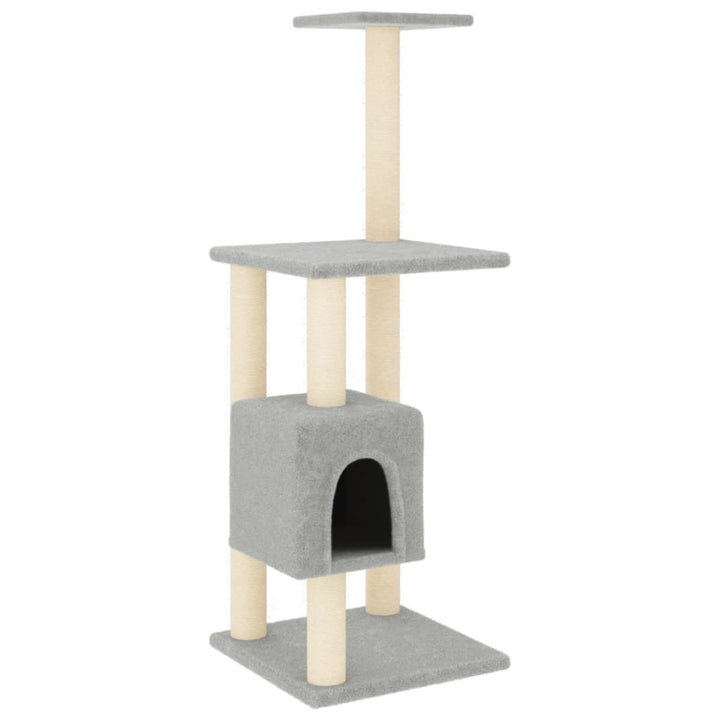 Ansamblu Pisici, Stâlpi Din Funie Sisal, , 104 Cm