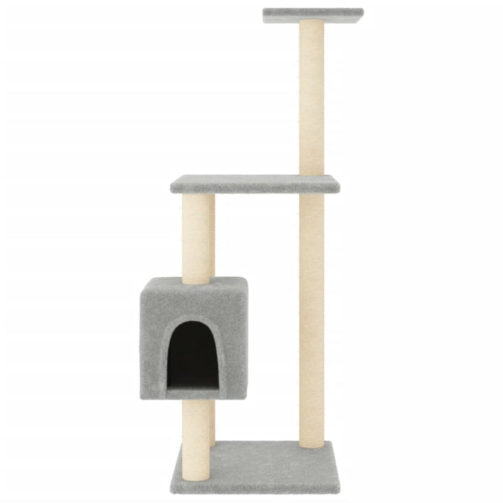 Ansamblu Pisici, Stâlpi Din Funie Sisal, , 104 Cm
