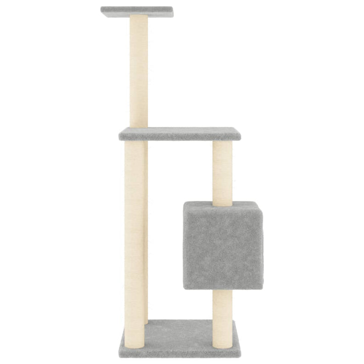 Ansamblu Pisici, Stâlpi Din Funie Sisal, , 104 Cm