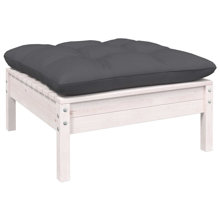 Set Mobilier Grădină Cu Perne, 3 Piese, , Lemn Masiv Pin