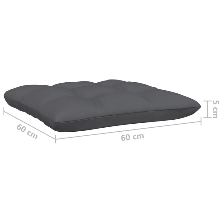 Set Mobilier Grădină Cu Perne, 3 Piese, , Lemn Masiv Pin