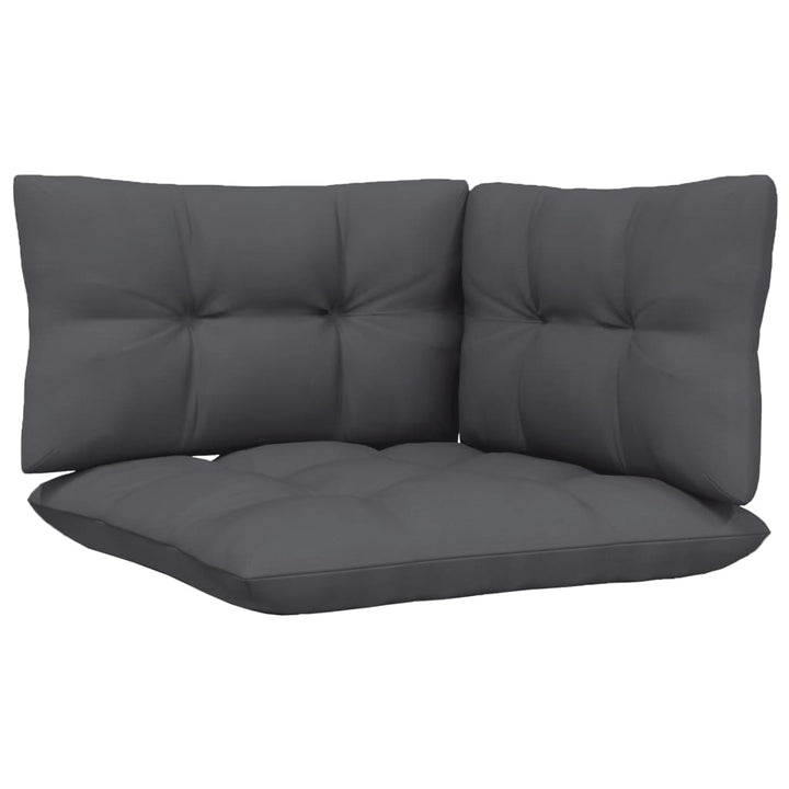 Set Mobilier Grădină Cu Perne, 3 Piese, , Lemn Masiv Pin