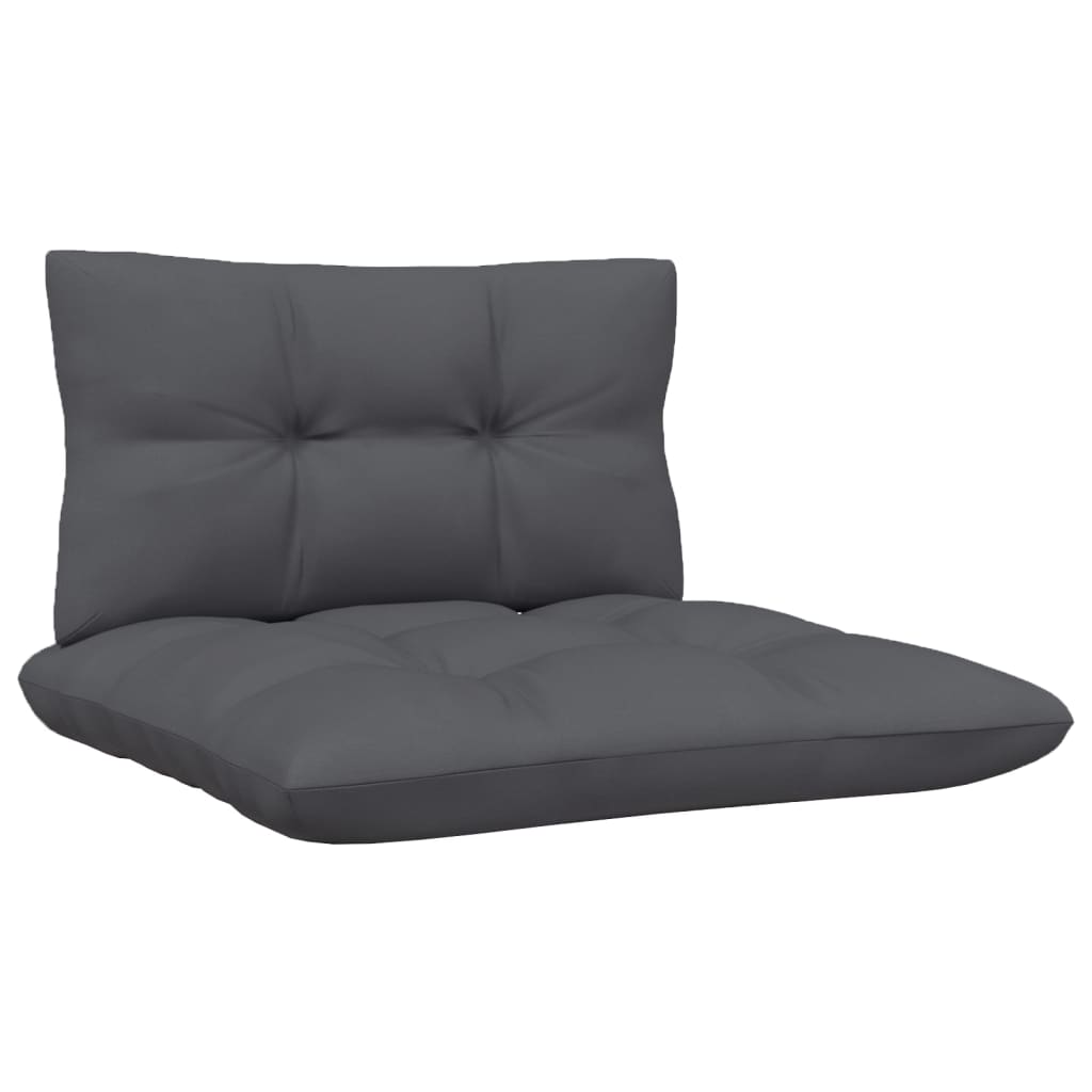 Set Mobilier Grădină Cu Perne, 3 Piese, , Lemn Masiv Pin