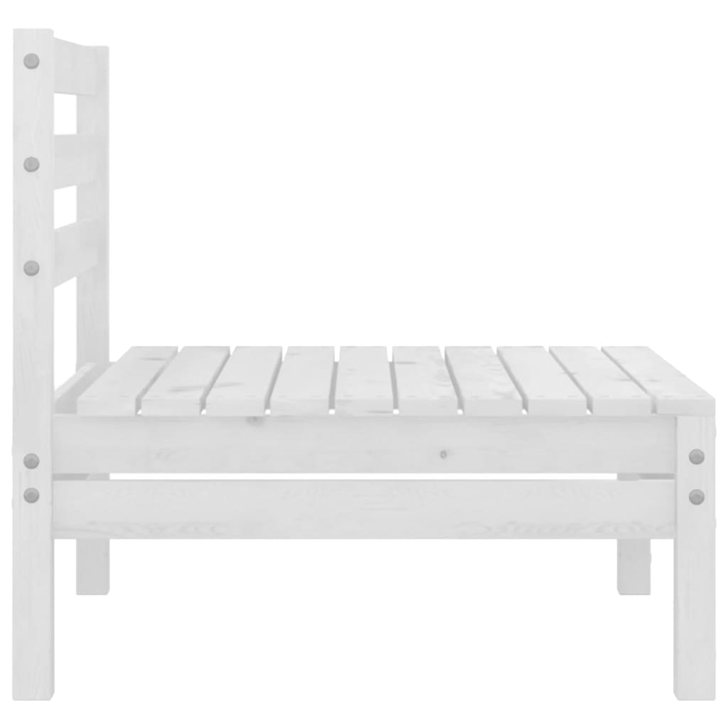 Set Mobilier De Grădină, 8 Piese, , Lemn Masiv De Pin