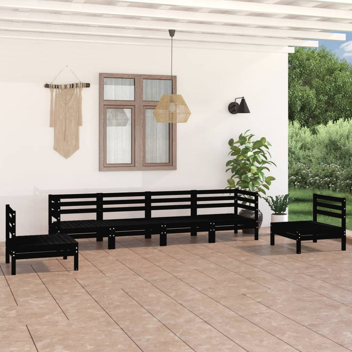 Set Mobilier De Grădină, 6 Piese, , Lemn Masiv De Pin