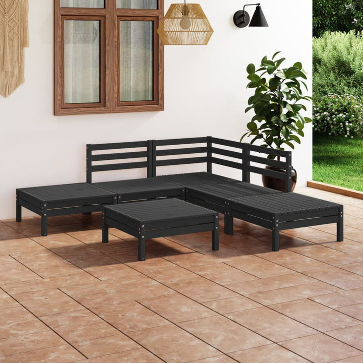 Set Mobilier De Grădină, 6 Piese, , Lemn Masiv De Pin