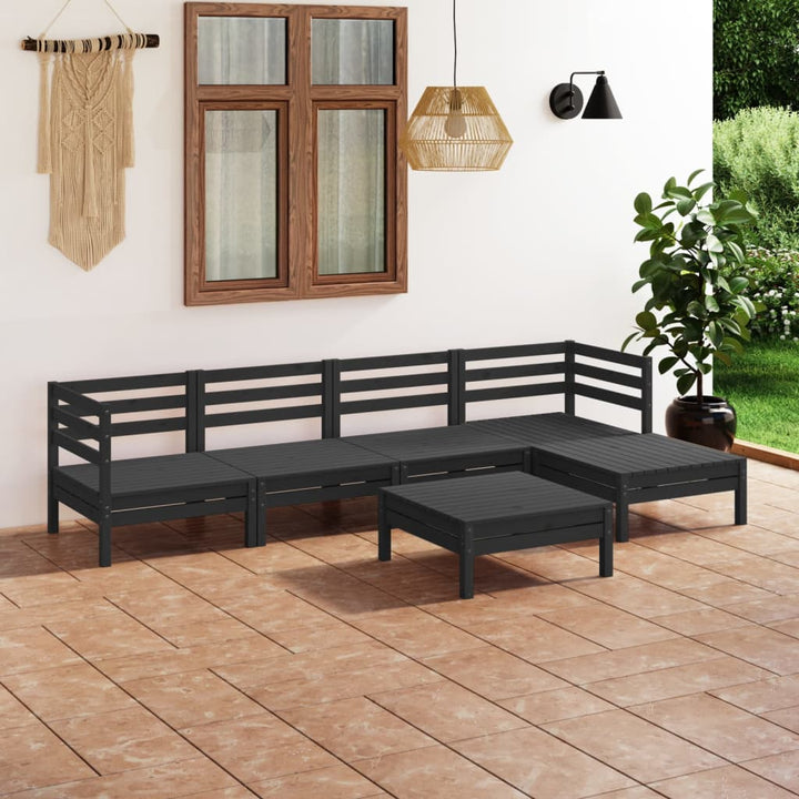 Set Mobilier De Grădină, 6 Piese, , Lemn Masiv De Pin