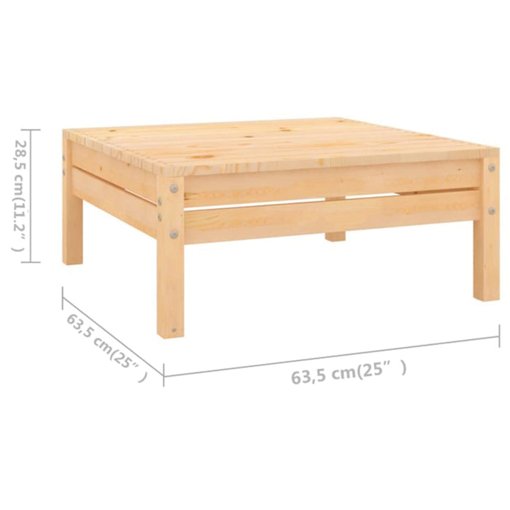 Set Mobilier De Grădină, 5 Piese, Lemn Masiv De Pin