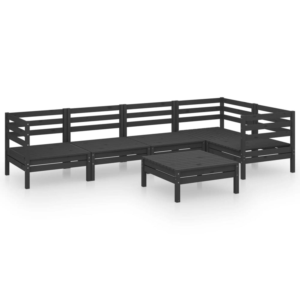 Set Mobilier De Grădină, 6 Piese, , Lemn Masiv De Pin