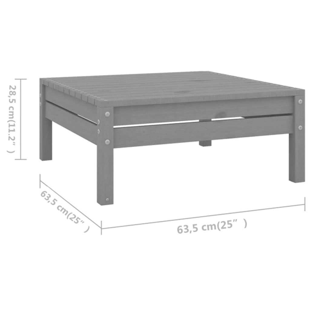Set Mobilier De Grădină, 8 Piese, , Lemn Masiv De Pin