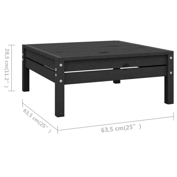 Set Mobilier De Grădină, 8 Piese, , Lemn Masiv De Pin