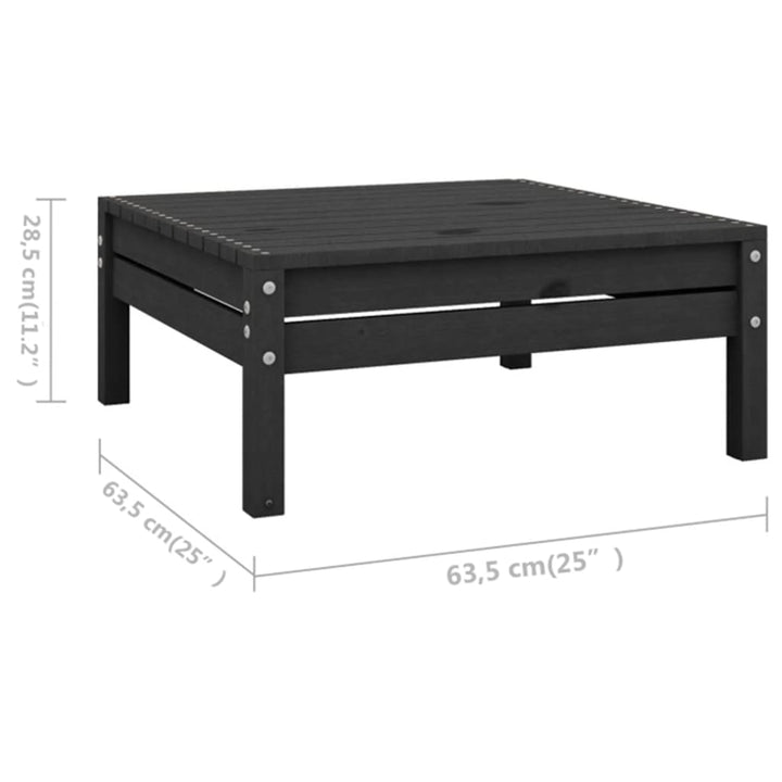Set Mobilier De Grădină, 9 Piese, , Lemn Masiv De Pin