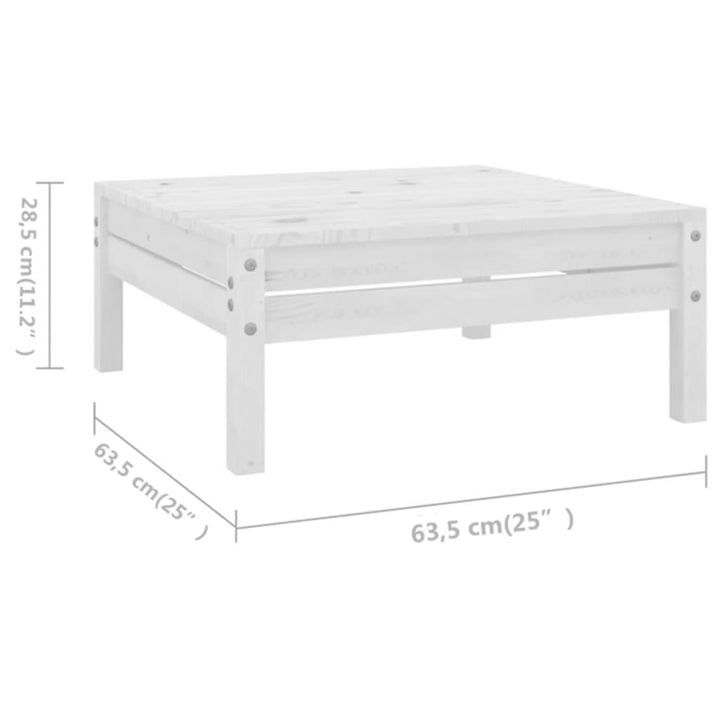 Set Mobilier De Grădină, 10 Piese, , Lemn Masiv De Pin