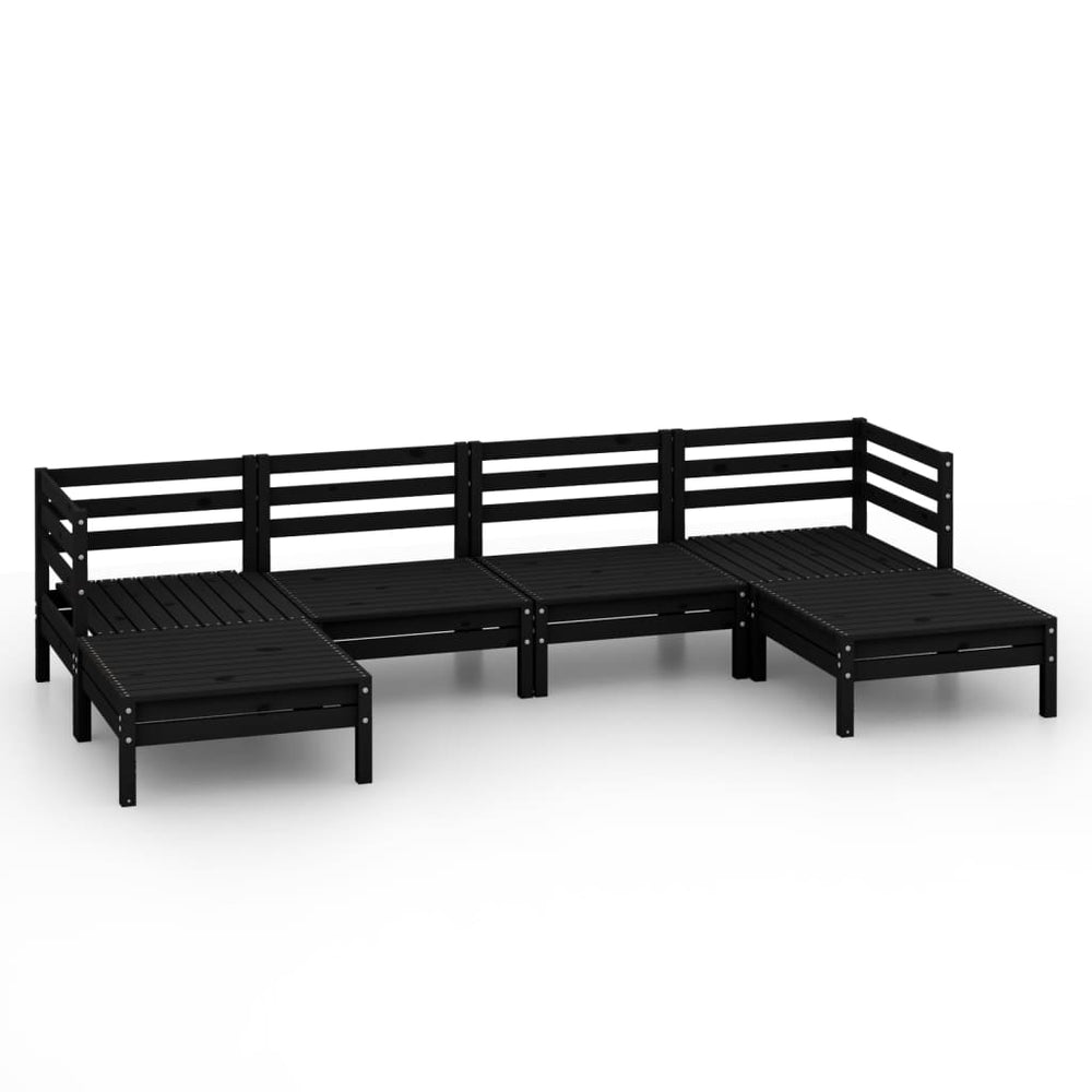 Set Mobilier De Grădină, 6 Piese, , Lemn Masiv De Pin