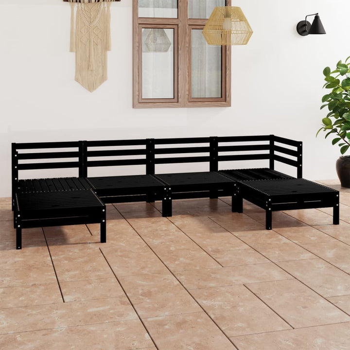 Set Mobilier De Grădină, 6 Piese, , Lemn Masiv De Pin