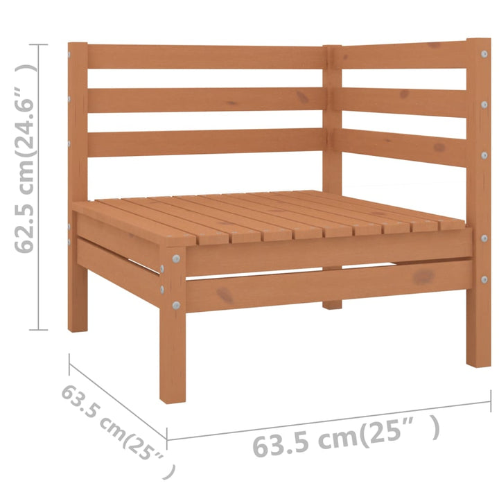 Set Relaxare De Grădină, 10 Piese, , Lemn Masiv Pin