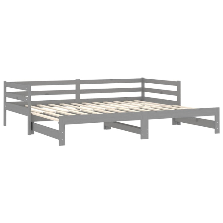 Pat Extensibil De Zi, 2X(90X200) Cm, , Lemn Masiv De Pin