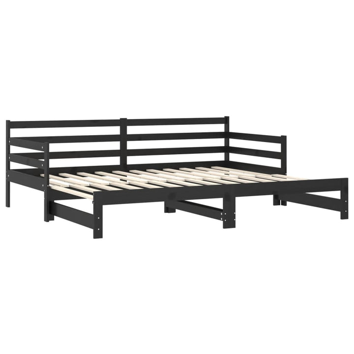 Pat Extensibil De Zi, 2X(90X200) Cm, , Lemn Masiv Pin