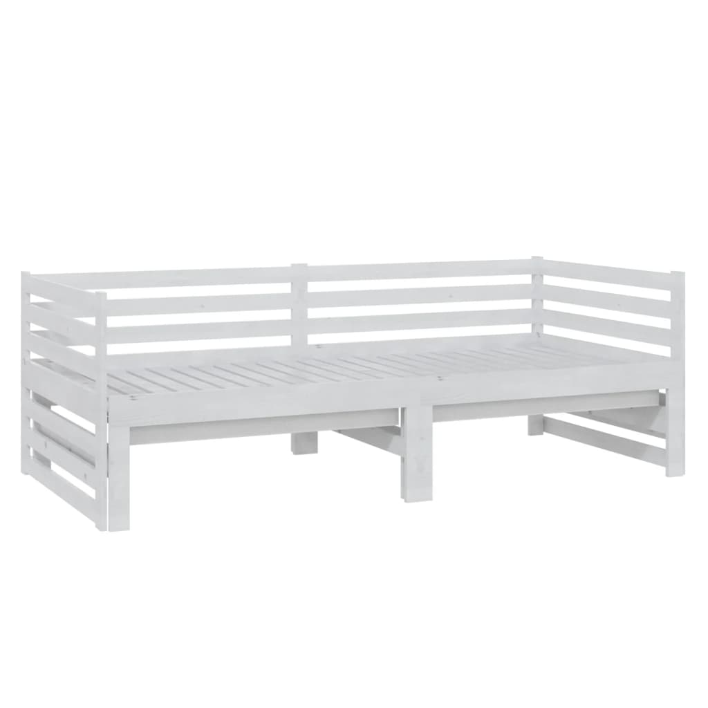 Pat Extensibil De Zi, 2X(90X200) Cm, , Lemn Masiv De Pin
