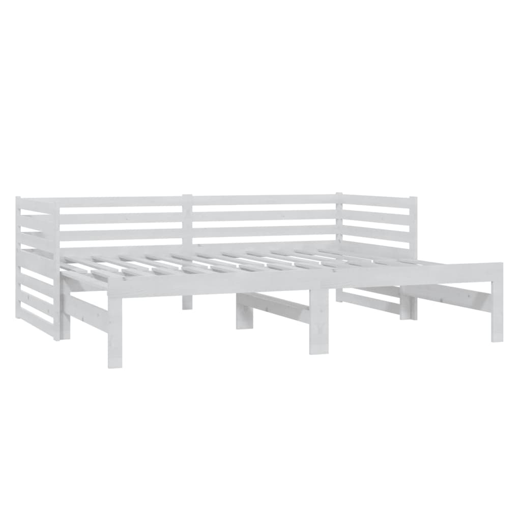 Pat Extensibil De Zi, 2X(90X200) Cm, , Lemn Masiv De Pin