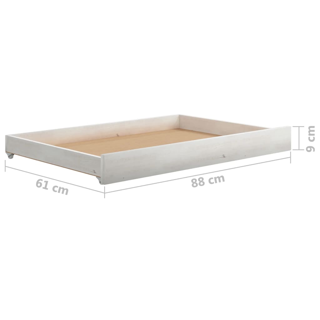 Pat Extensibil De Zi, 2X(90X200) Cm, , Lemn Masiv De Pin
