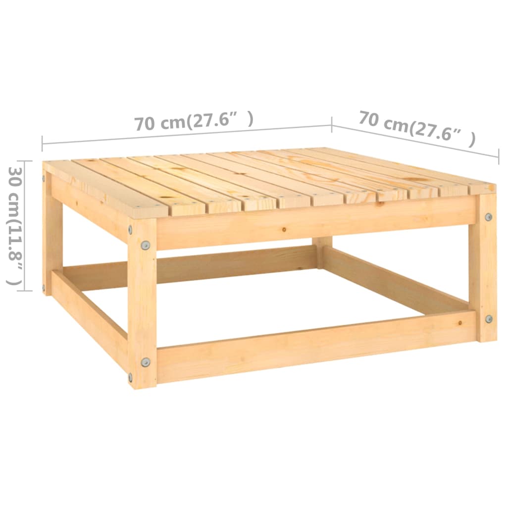 Set Mobilier Grădină Cu Perne, 3 Piese, Lemn Masiv De Pin