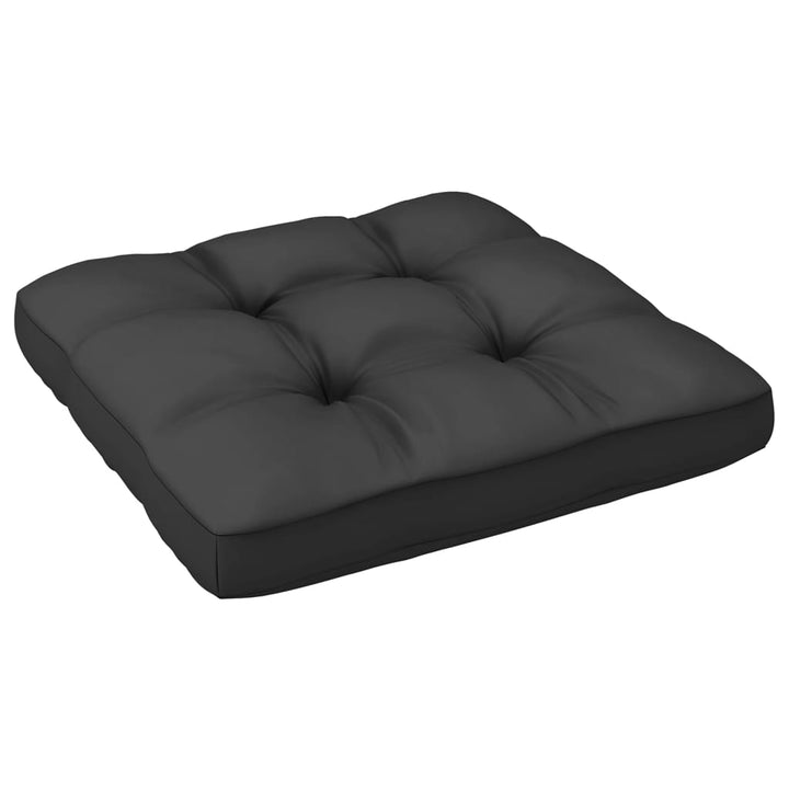 Vixl Set Mobilier Grădină Cu Perne Antracit, 7 Piese, Lemn Masiv Pin