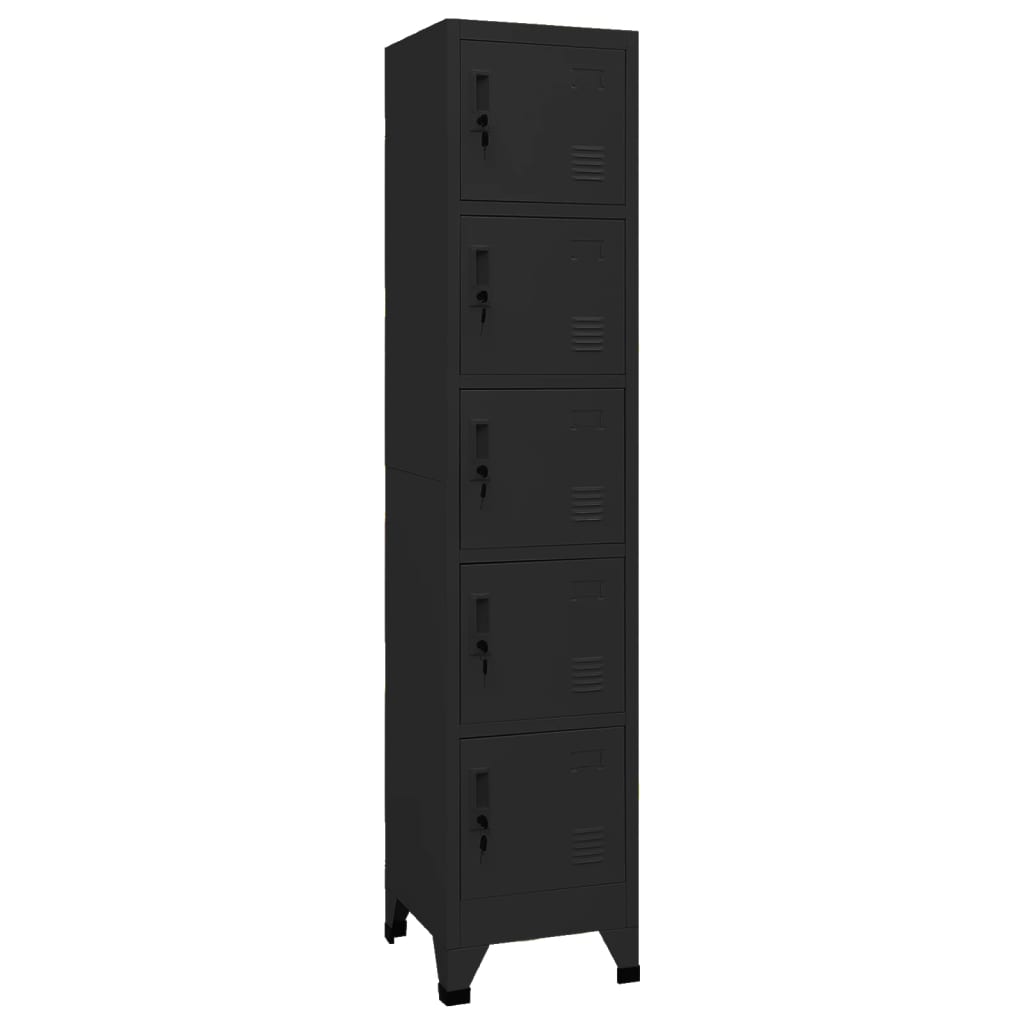 Dulap Vestiar Cu 4 Compartimente 38X45X180 Cm