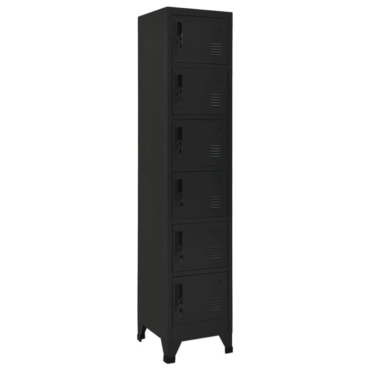 Dulap Vestiar Cu 4 Compartimente 38X45X180 Cm