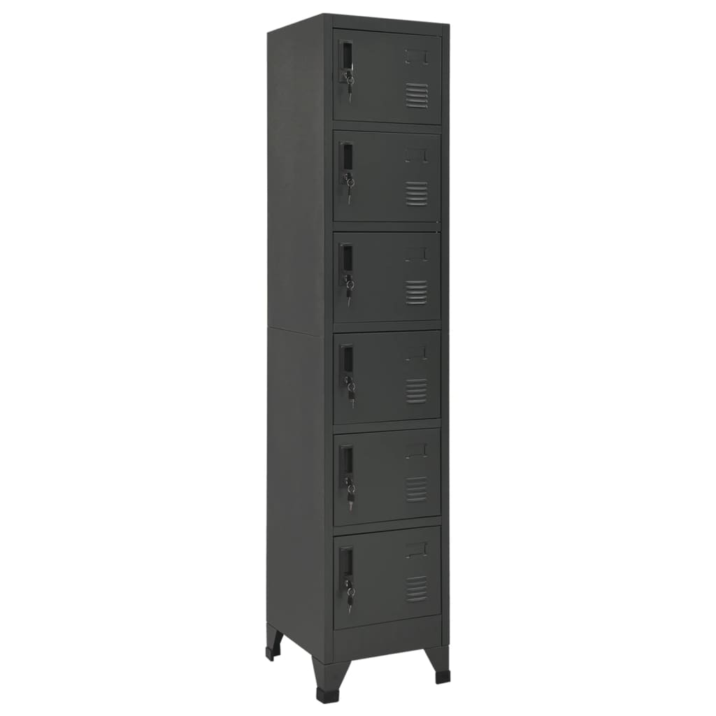 Dulap Vestiar Cu 4 Compartimente 38X45X180 Cm